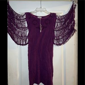 Purple stretchy dress